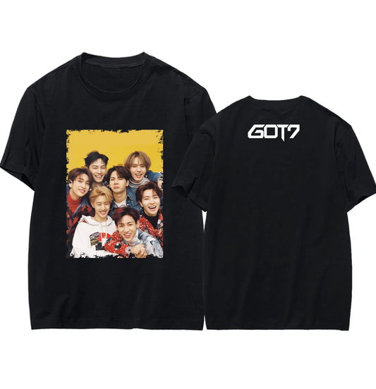 Kpop Got7 Printed T Shirt Women 2020 New Style Tee Shirt Femme Casual Tshirt Jackson JB Jinyoung Mark Fashion Clothes Boys/Girls