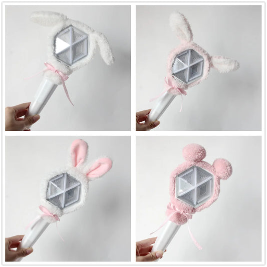 KPOP EXO Lamp Cover Lightstick Plush Protective Cover for Decorate EXO Light Stick SUHO Baekhyun D.O. ChanYeol SeHun Fans Gifts