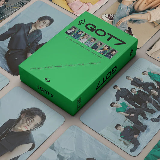 55PCS/set Kpop GOT7 HOMECOMING 2022 FanCon Lomo Cards Postcard New Album Cute Group Idol Cards Photo Prints Pictures Fans Gift