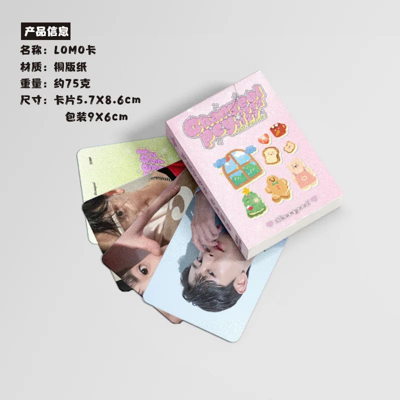 50Pcs/Set Kpop EXO LOMO Cards New Album Park Chanyeol Lomo Cards HD Photocards Photo Card For Fans Collection Gift