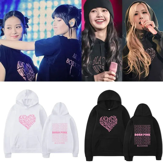 Sweatshirts Black Pink