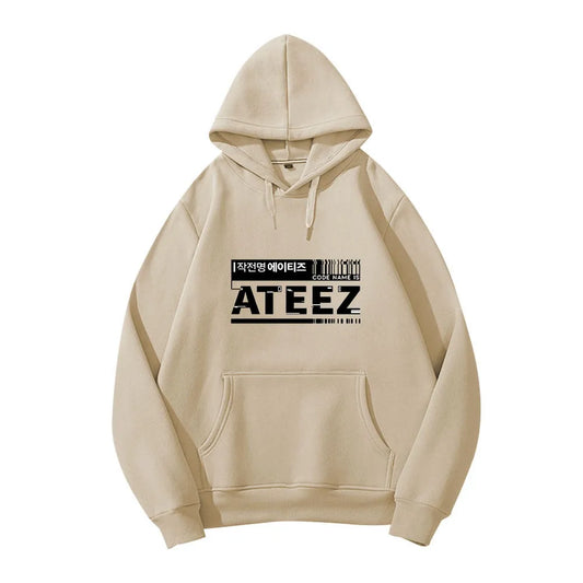 Spring Autumn Men's Hoodies KPOP ATEEZ  Print Hoodie Y2k Casual Hhip Hop Hoodies Women Sweatshirts Fashion Brand Unisex Hoodies