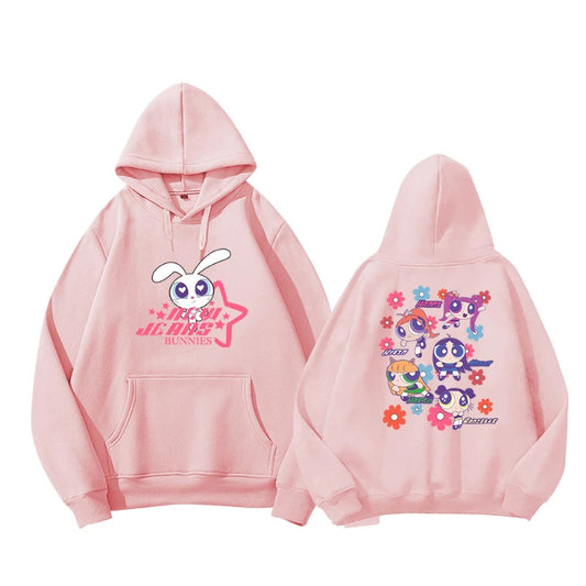 Novelty Five Nights At Fnaf Hoodies Korean Fashion Tokki Bunnies Winter Hoodie Kpop Harajuku Unisex Graphic Hoodies Sweatshirts