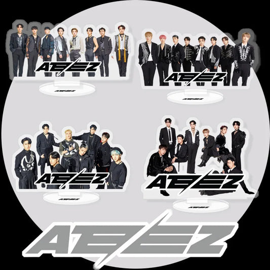 NEW KPOP ATEEZ Acrylic Stand HD Printed Photo Figures Standing Desktop Decorative San YUNHO SAN MINGI JONGHO HONGJOONG Fans Gift