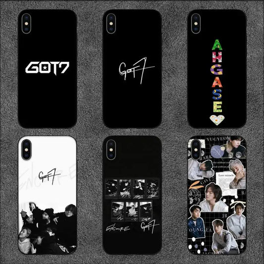 Boy Group Kpop GOT7 Phone Case For iPhone 11 12 Mini 13 Pro XS Max X 8 7 6s Plus 5 SE XR Shell